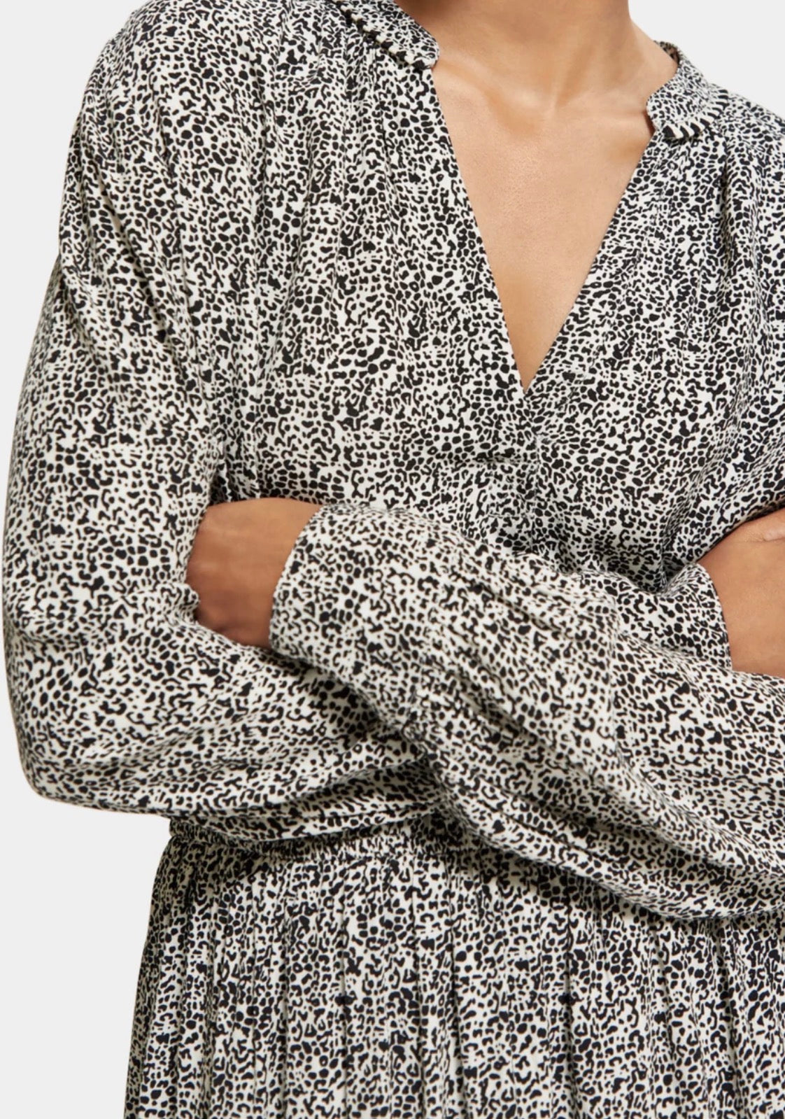 SCOTCH & SODA Mini Dress with Elasticated Waist