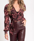 NIKKIE Abilene Rose Snake Blouse