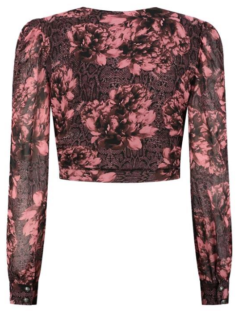 NIKKIE Abilene Rose Snake Blouse