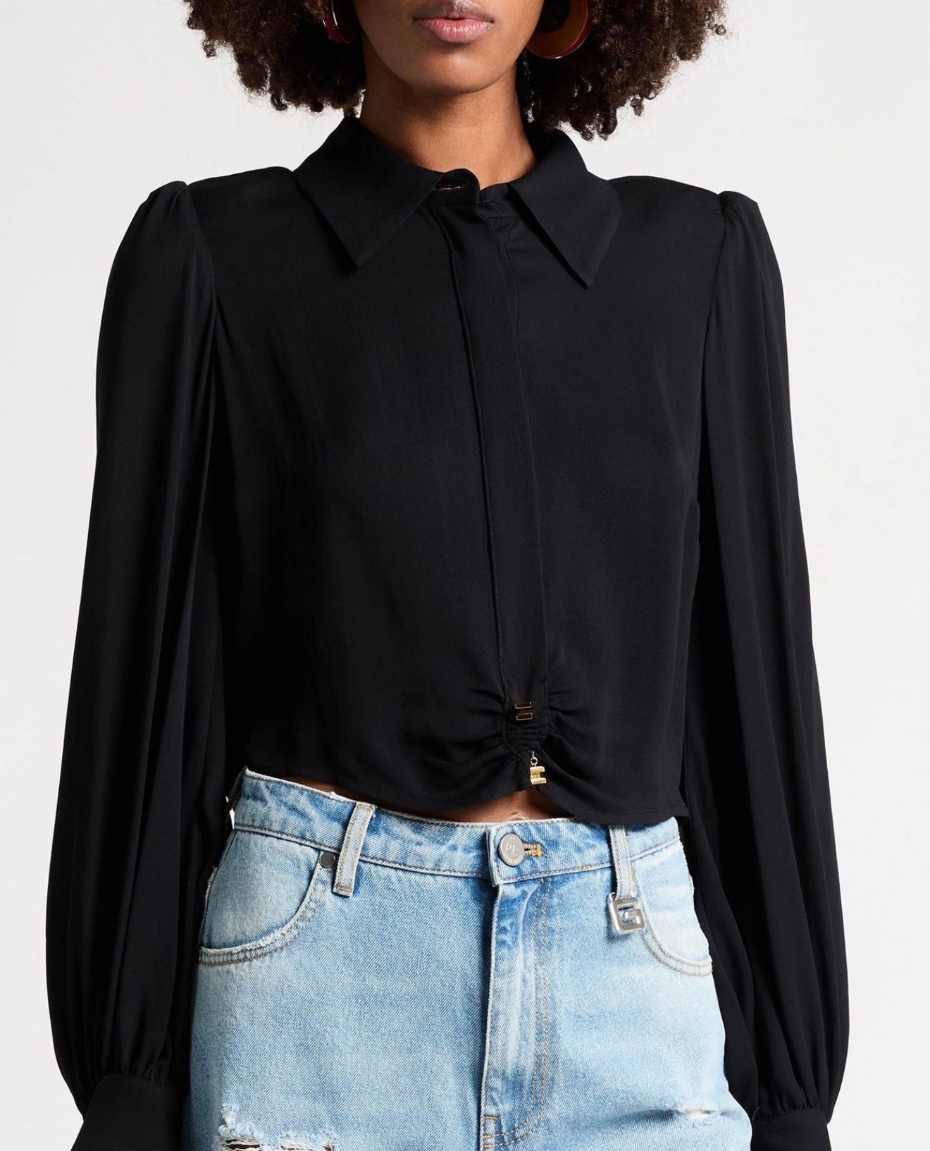 ELISABETTA FRANCHI Crepe Shirt
