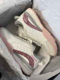 DSQUARED2 Glitter Leather Sneakers