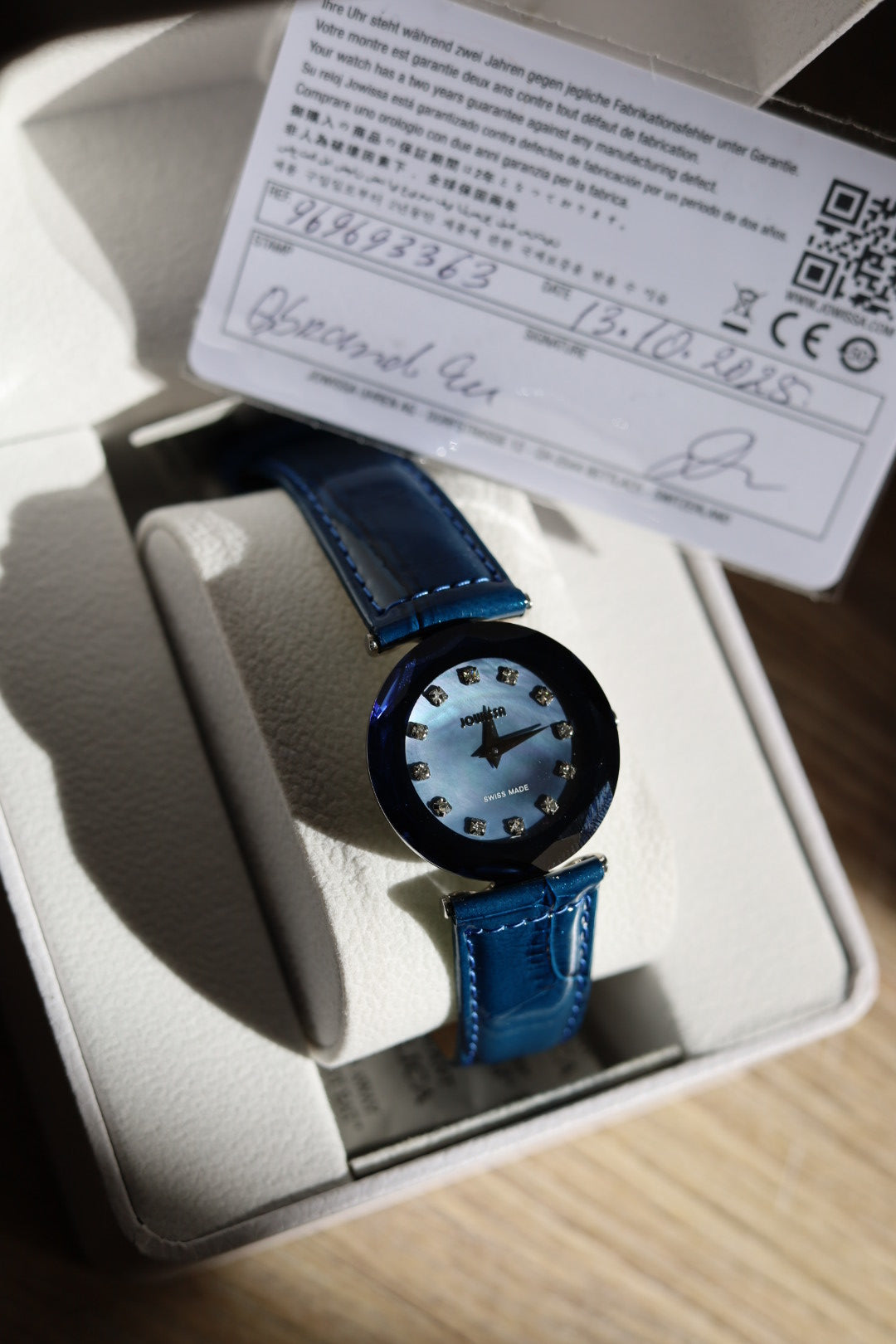 Jowissa Swiss Watch - Blue strap, Sapphire