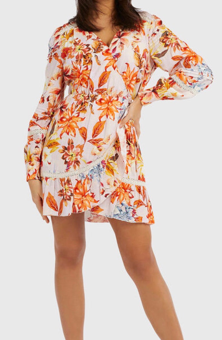 GUESS Hafa Floral Mini Dress