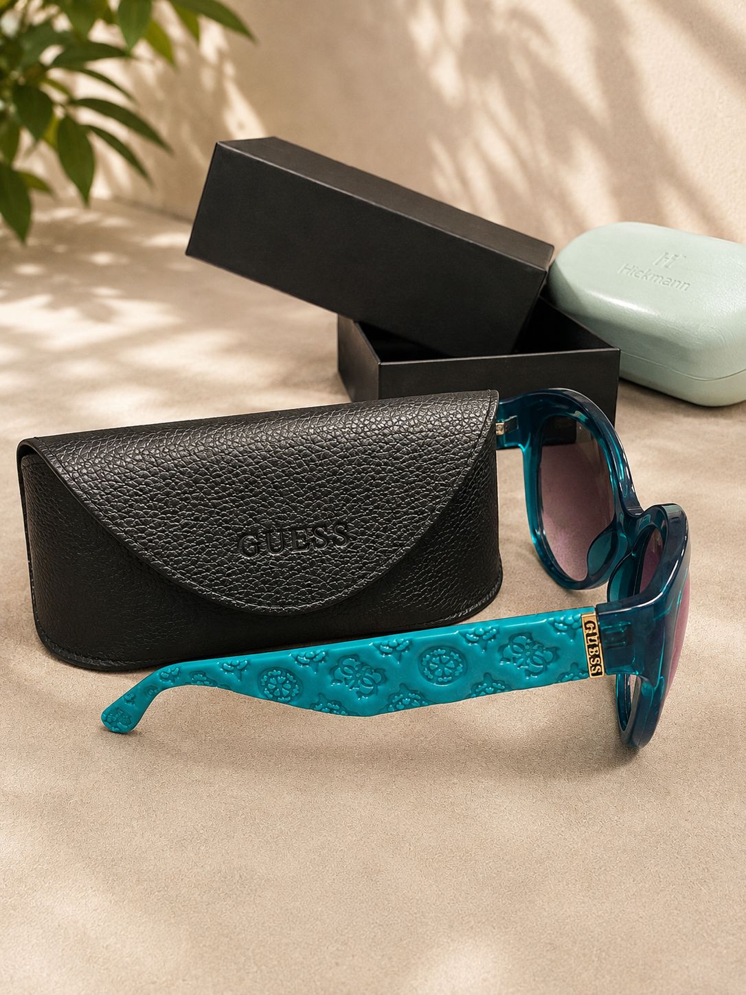 Guess Butterfly Sunglasses Turquoise