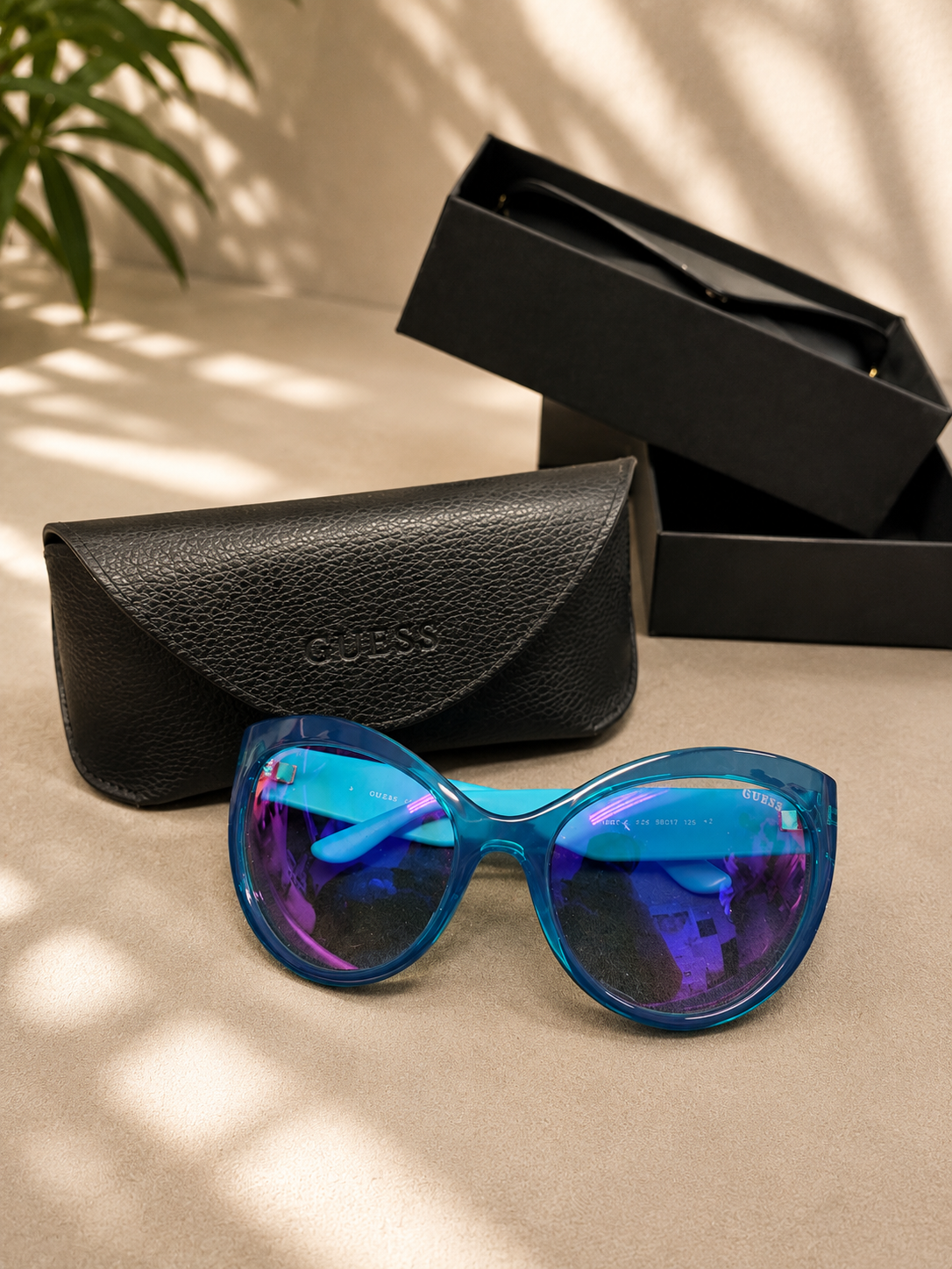 Guess Butterfly Sunglasses Turquoise