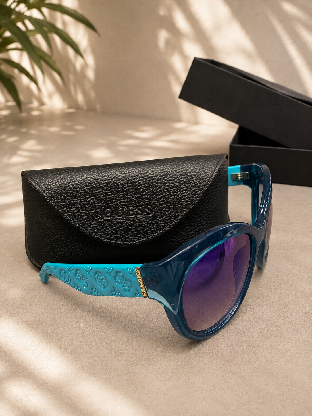 Guess Butterfly Sunglasses Turquoise