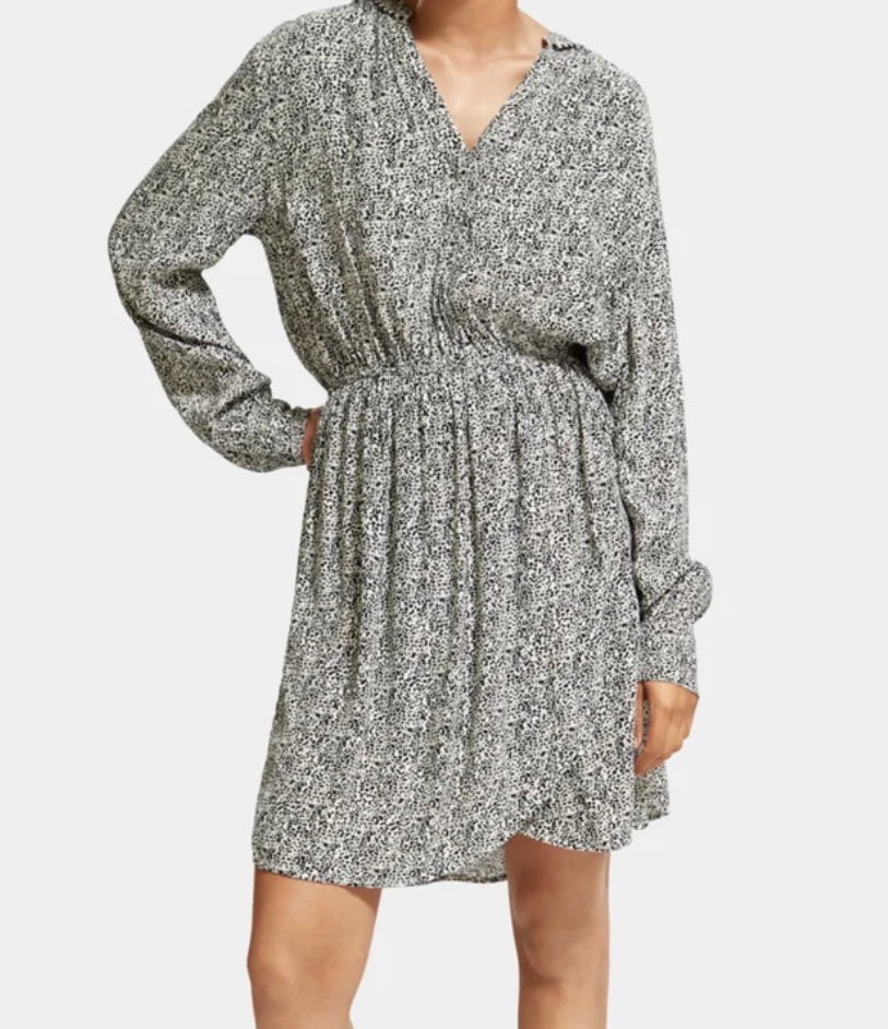 SCOTCH & SODA Mini Dress with Elasticated Waist